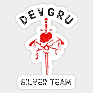 SILVER TEAM DEVGRU, SF Sticker